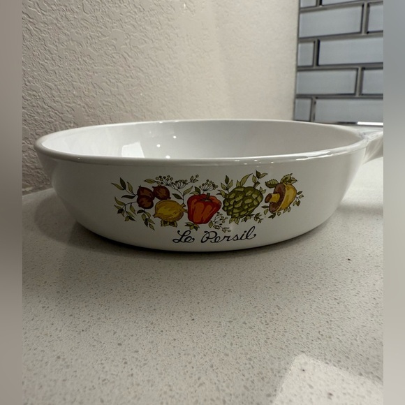 Vintage Corningware Skillet Pan Spice O' Life Le Persil 1970s 1980s - Picture 5 of 9